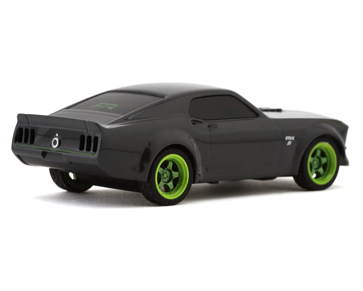 HPI Nano-TTR 1969 Ford Mustang 1/64 RTR-X Electric 2WD Micro Touring RC Car (Grey)