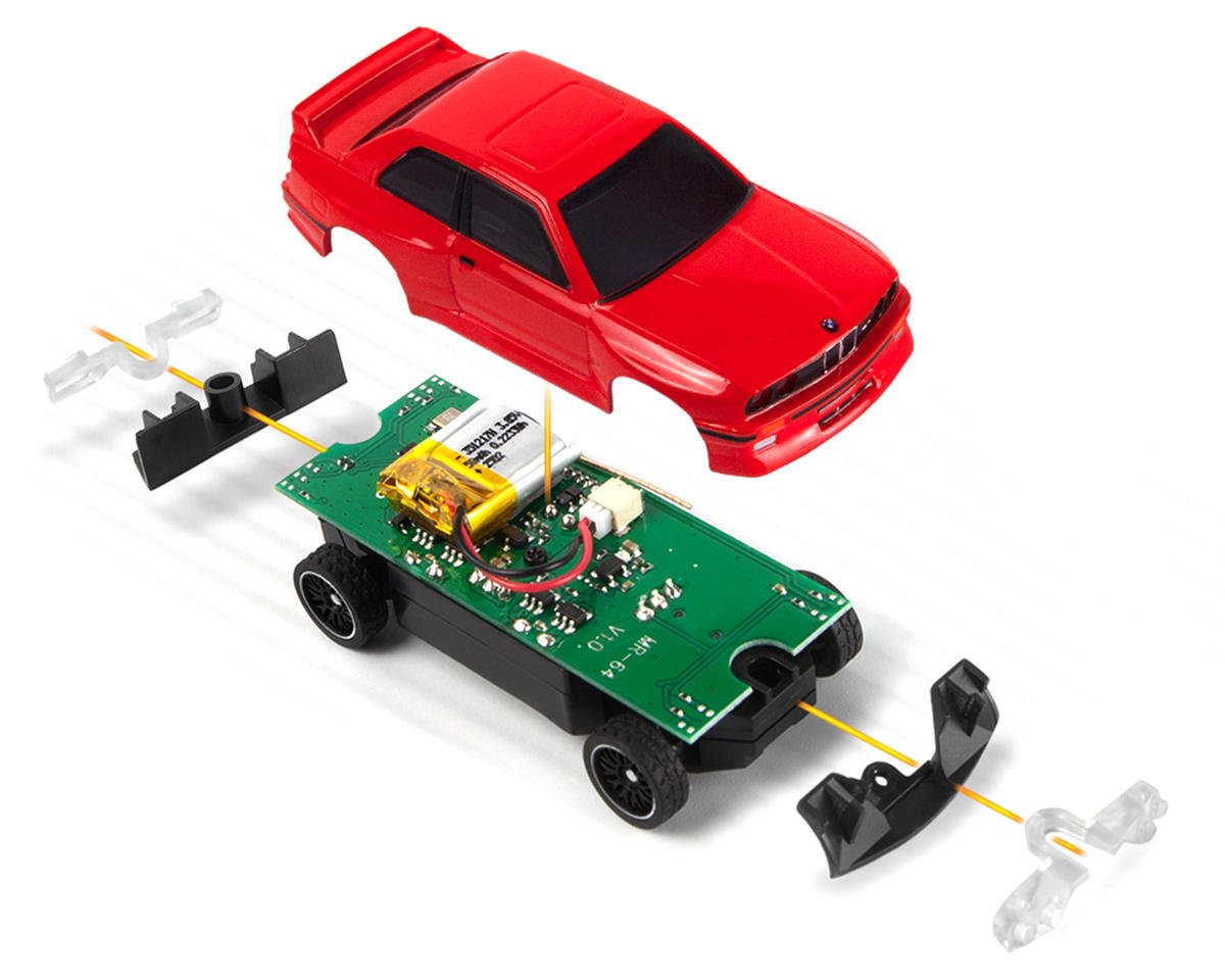 HPI Nano-TTR 1989 BMW M3 E30 Ravaglia 1/64 RTR Electric 2WD Micro Touring RC Car (Red)