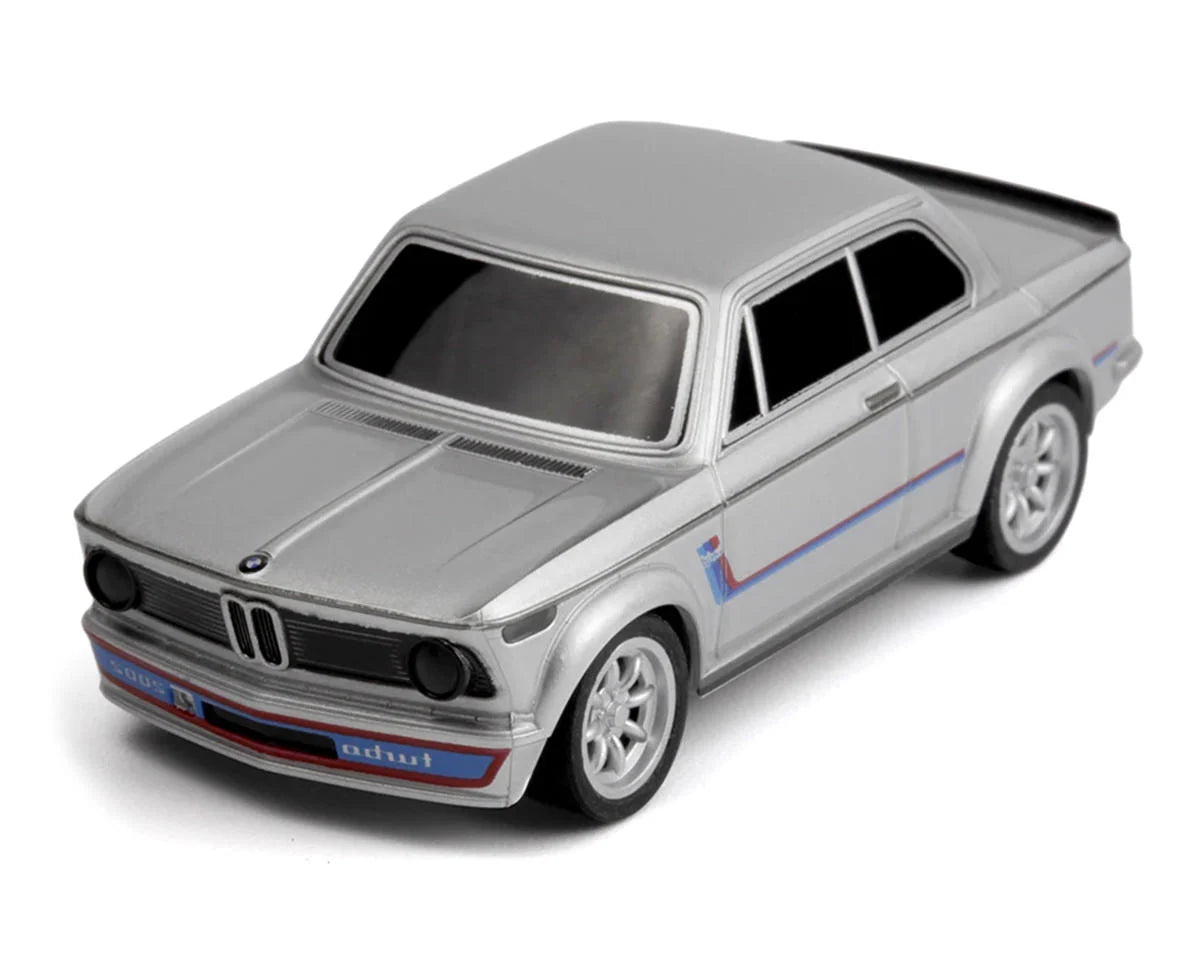 HPI Nano-TTR BMW 2002 Turbo 1/64 RTR Electric 2WD Micro Touring RC Car (Silver)