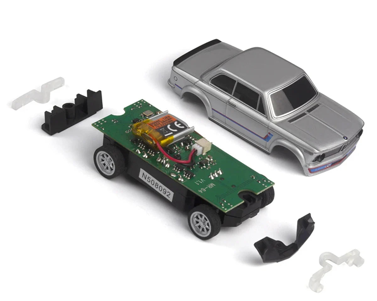 HPI Nano-TTR BMW 2002 Turbo 1/64 RTR Electric 2WD Micro Touring RC Car (Silver)