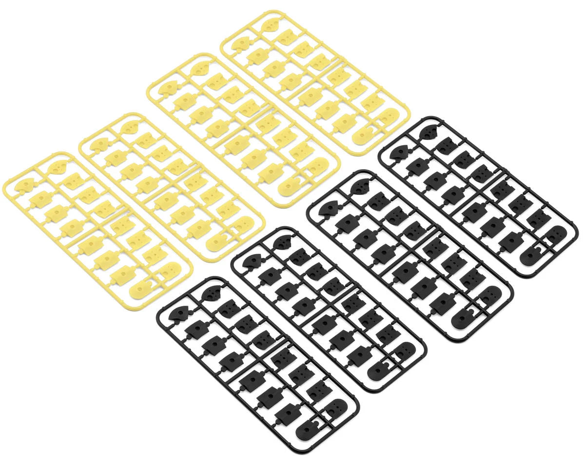 HPI Nano-TTR Interlocking Curb Set (Black/Yellow)