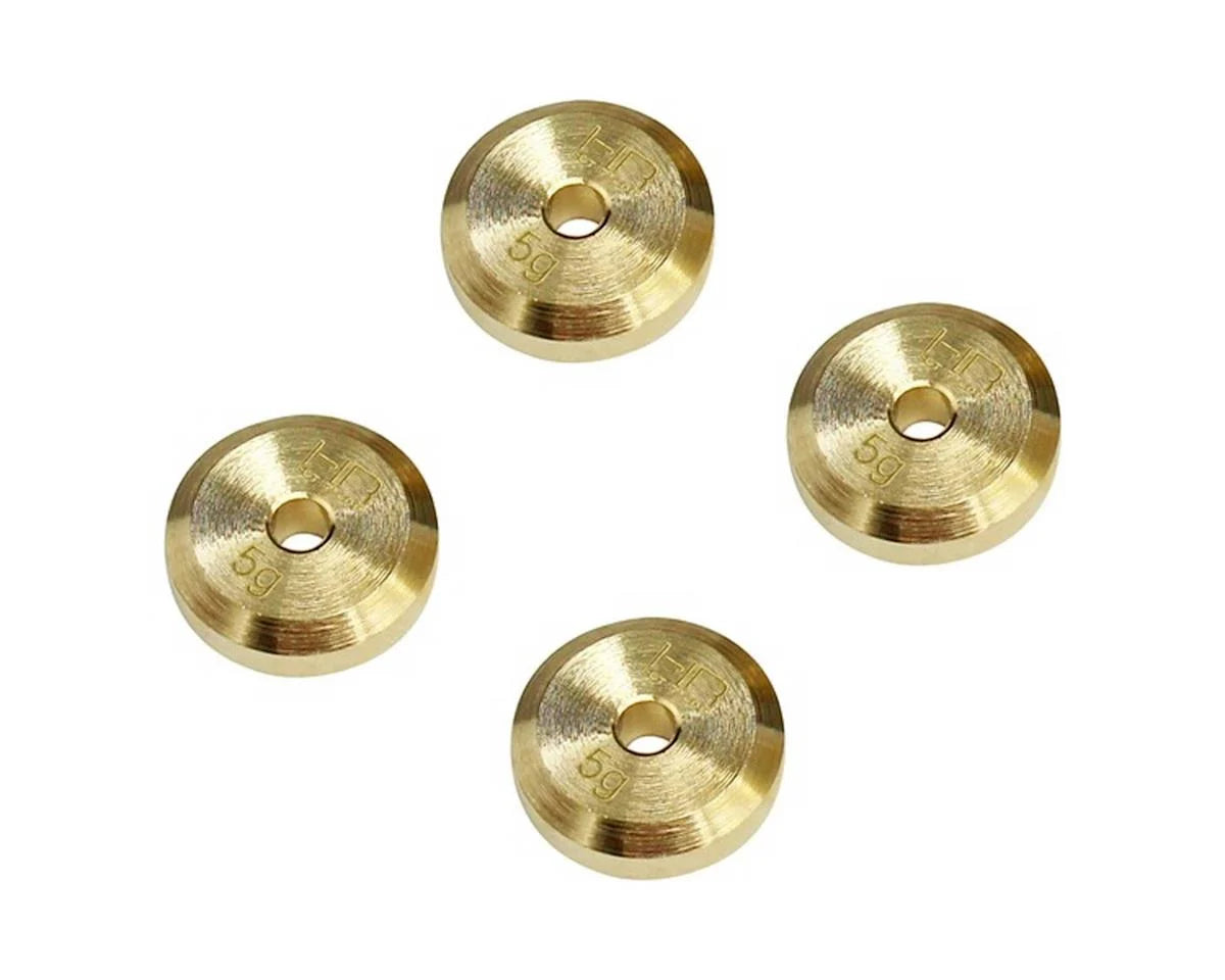Hot Racing Axial SCX24 Brass Axle Weight (4) (5g)
