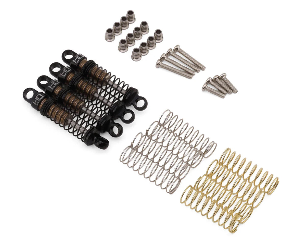 Hot Racing Axial SCX30 25mm Threaded Aluminum Friction Shocks (2) w/Springs