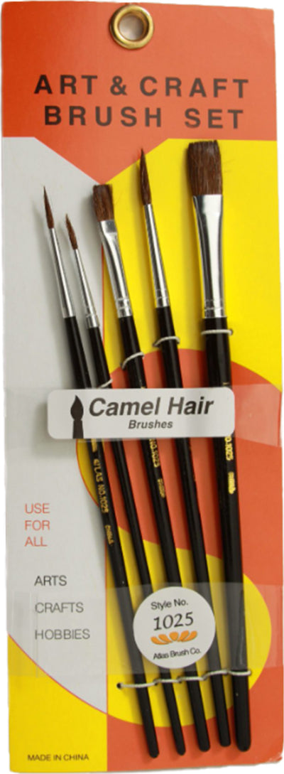 Camel Hair Brushes, in 5 Sizes