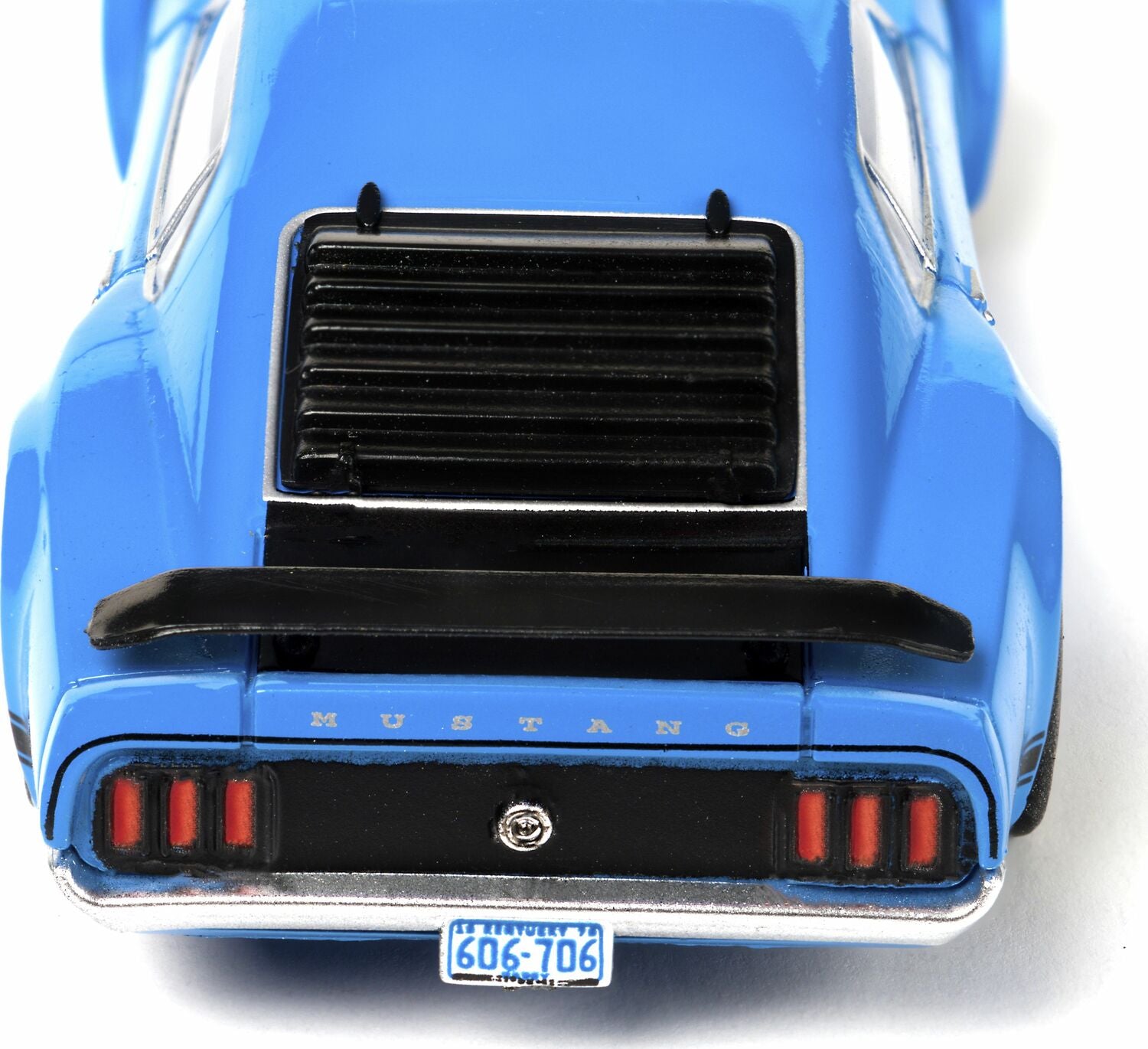 Mustang Boss 302, Blue, HO Scale Slot Car