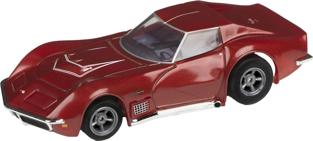 1970 Corvette LT1 Red Metallic HO Scale Slot Car