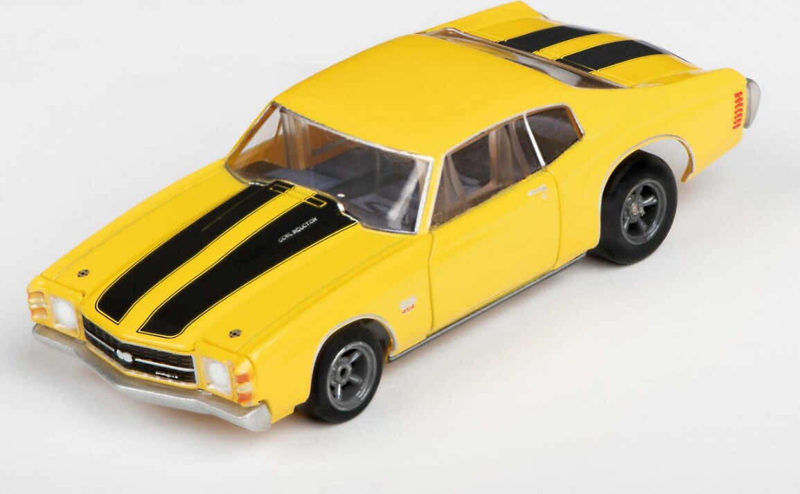 1971 Chevelle 454 - Yellow HO Scale Slot Car