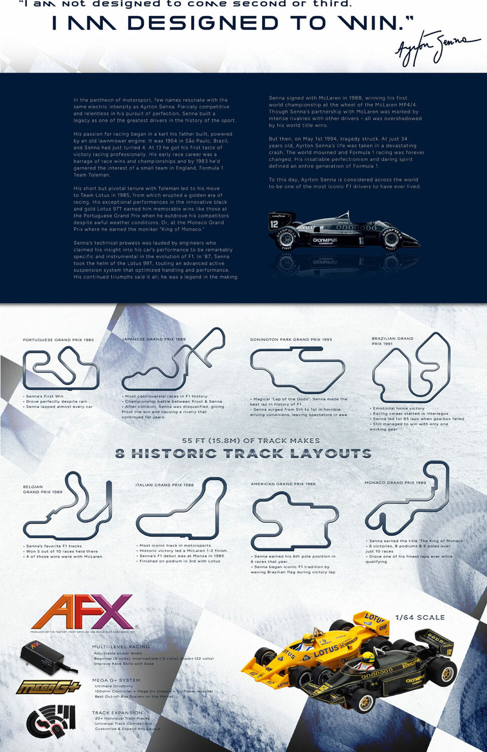 Limited Edition Ayrton Senna Race Set