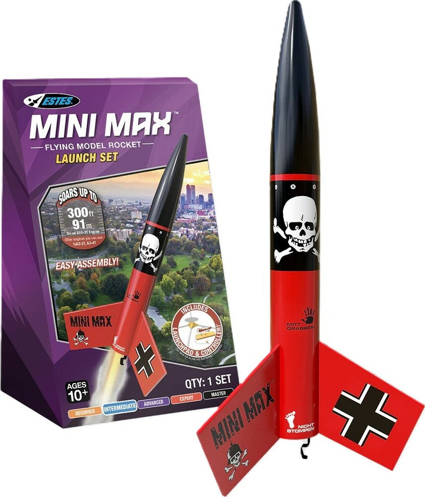 Estes Mini Der Red Max Launch Set