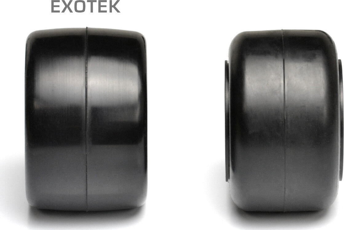 F1 1/10 RUBBER TIRES REAR 36X (YELLOW-MEDIUM)