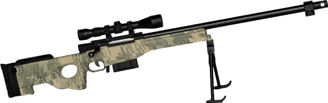 1/4 Scale Die Cast Sniper Rifle Model, Camo