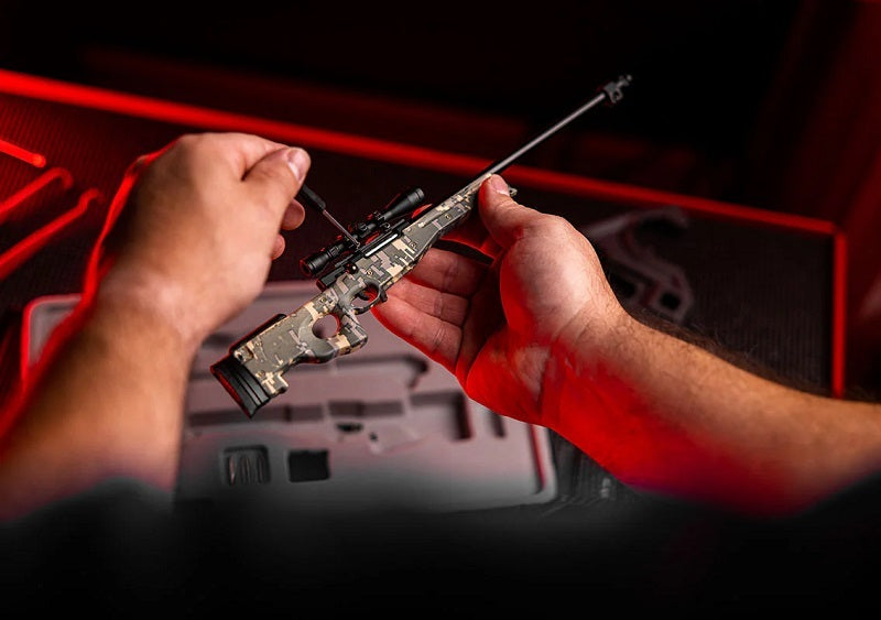 1/4 Scale Die Cast Sniper Rifle Model, Camo