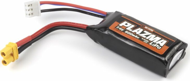 Plazma 7.4V 600mAh 10C LiPo Battery Pack for Venture18