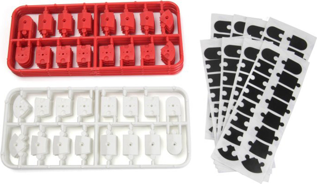 nana-TTR Curb Set - Red and White