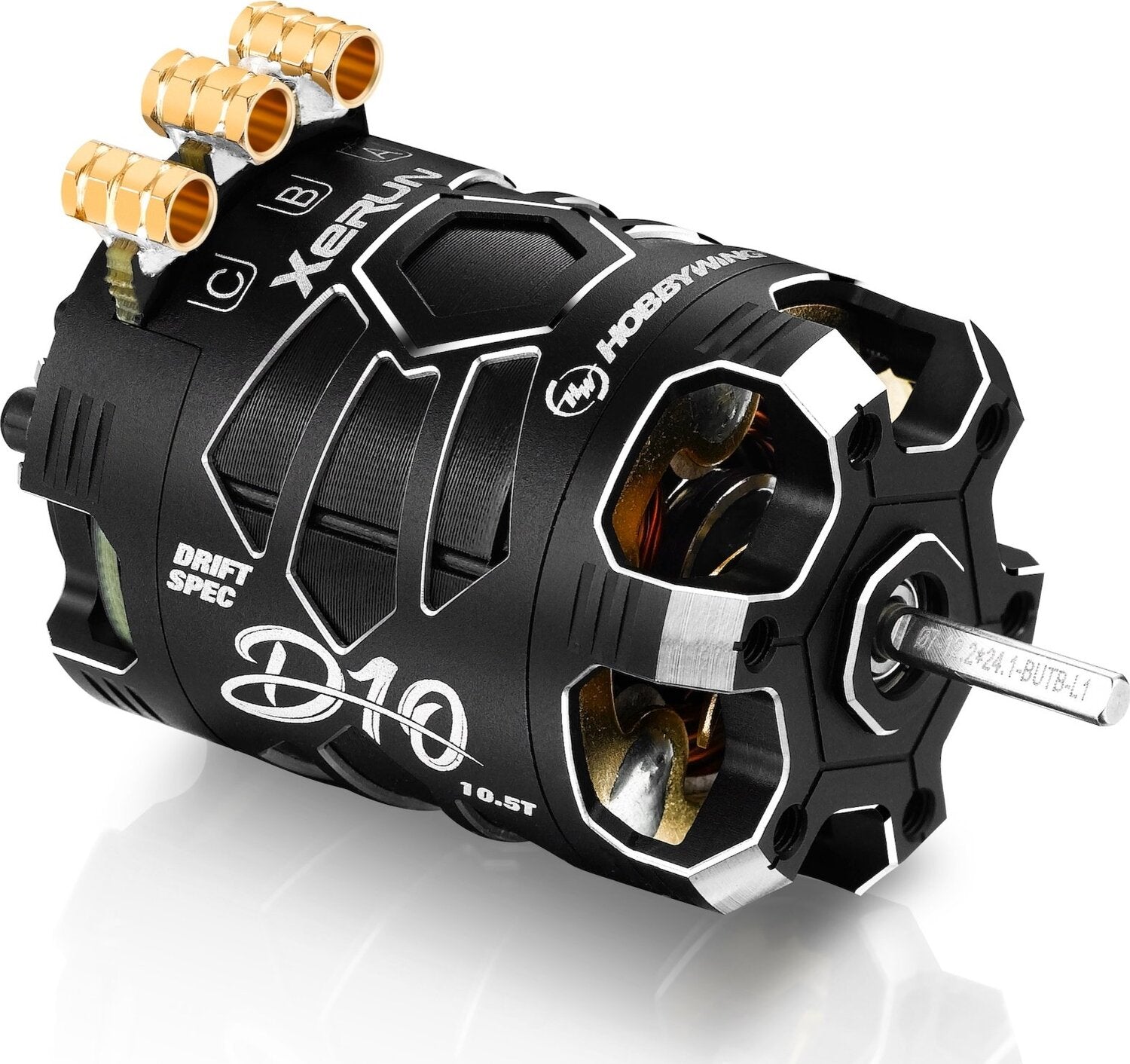 Xerun D10 Drift Motor - 10.5T, 4600kv, Stealth Edition