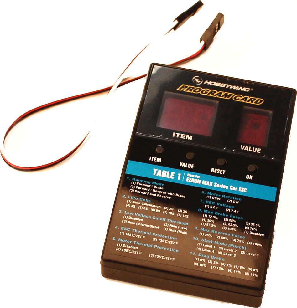 LED Program Card - General Use for Cars, Boats, and Air Use