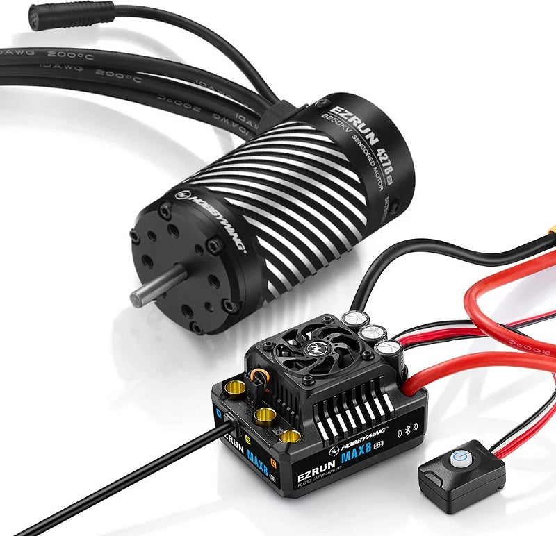 MAX8 GS2 ESC + 4274SD 2500KV G2R Motor (3-8S) Combo