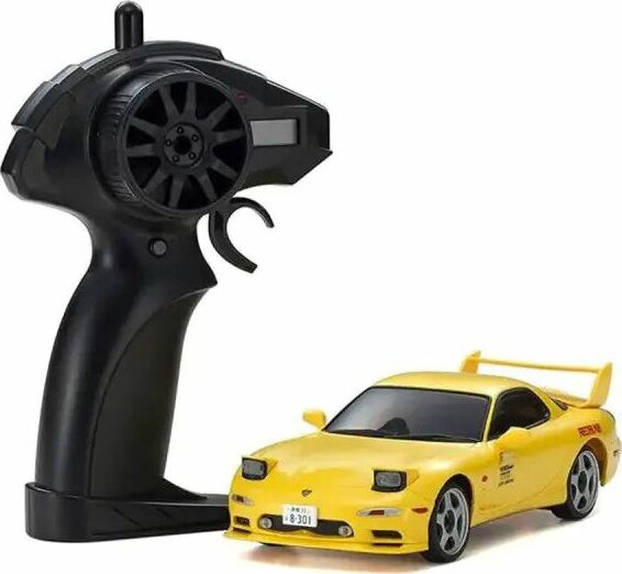 First Mini-Z Initial D Mazda RX-7 FD3S - Yellow