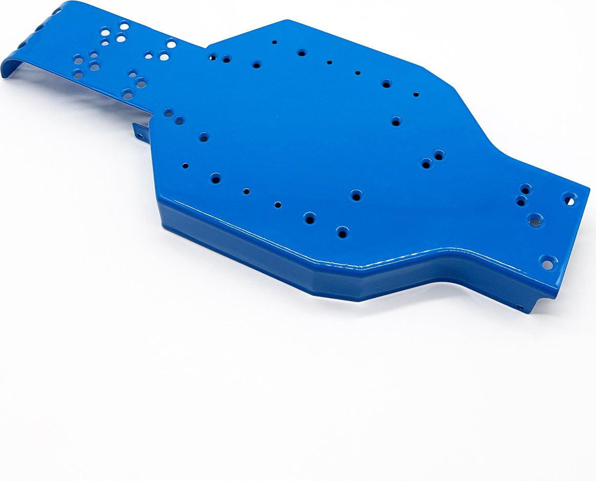 Authentic RC10 Chassis - Powdercoated in Retro Blue
