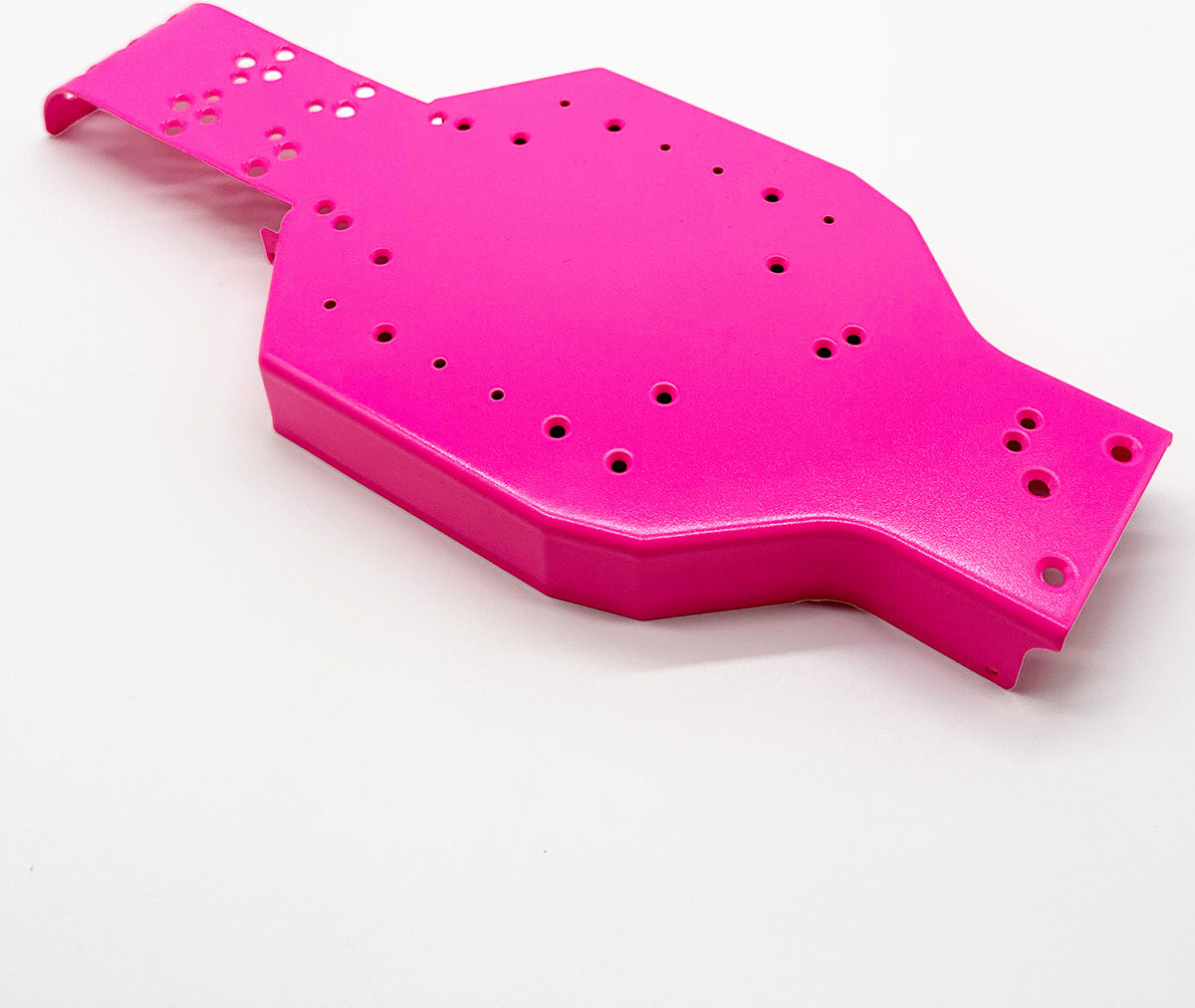 Authentic RC10 Chassis - Powdercoated in Retro Pink