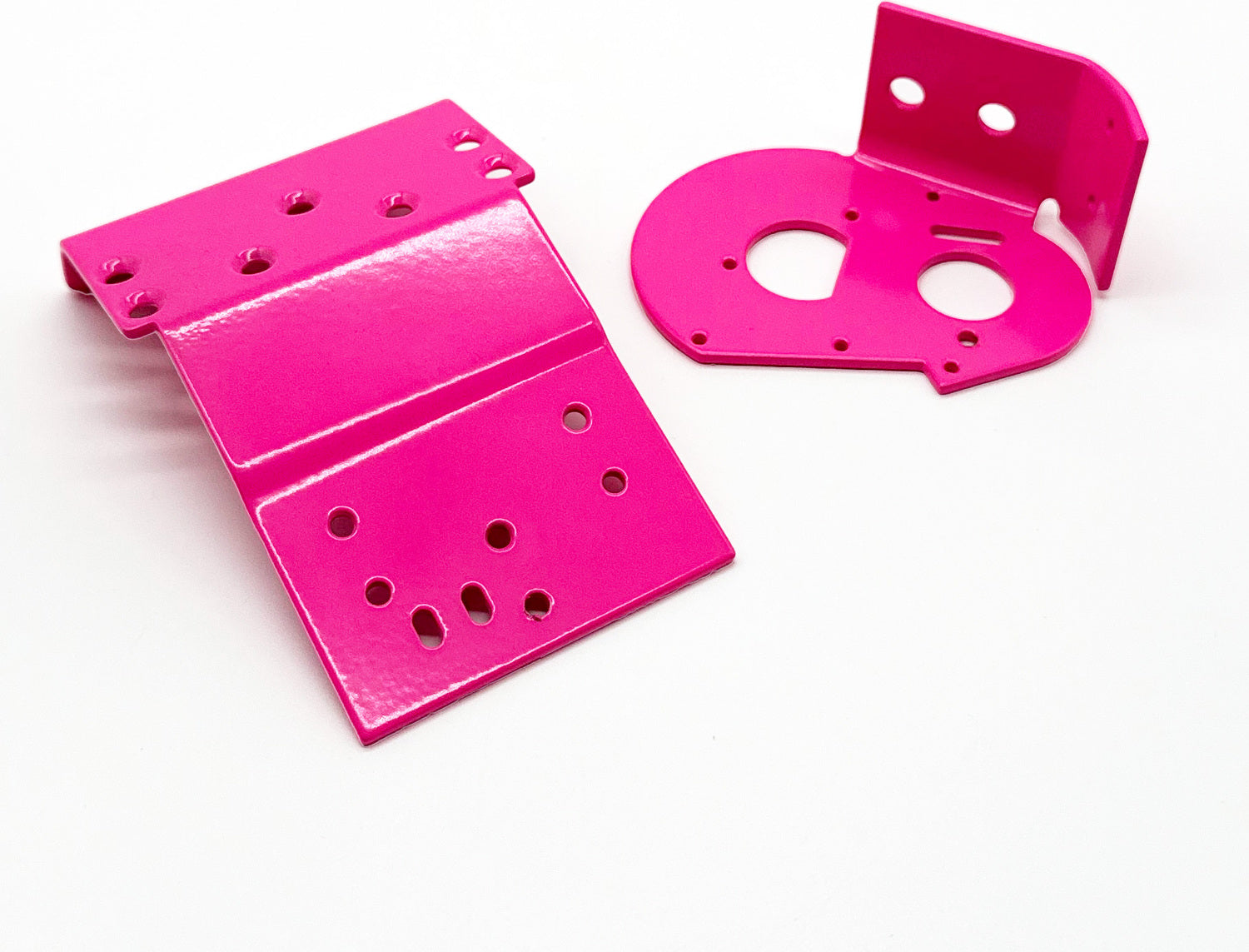 Authentic RC10 Chassis - Powdercoated in Retro Pink