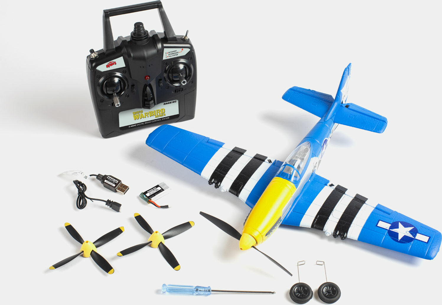 P-51 Obsession Micro RTF Airplane w/PASS