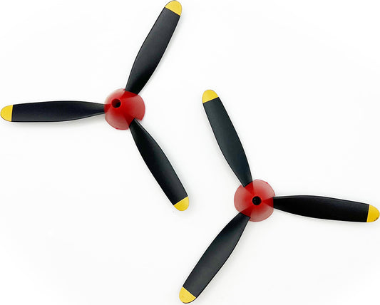 3-Blade Propeller & Spinner (2); P-40
