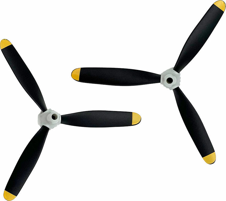 3-Blade Scale Prop & Spinner (2-Pack); F4U Jolly Rogers