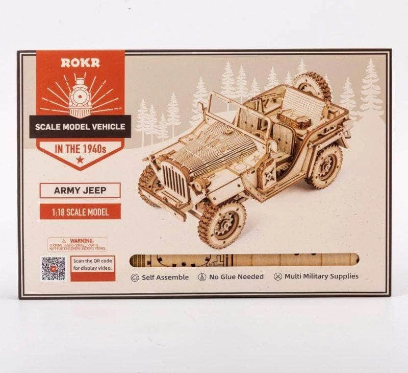 Scale Model Vehicles; Army 4x4 Field Car