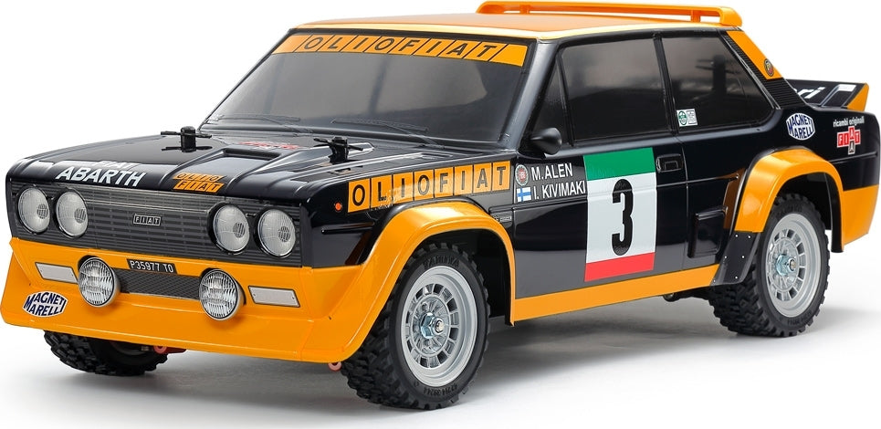 R/C Fiat 131 Abarth Rally MF-01X Olio Fiat Painted Body