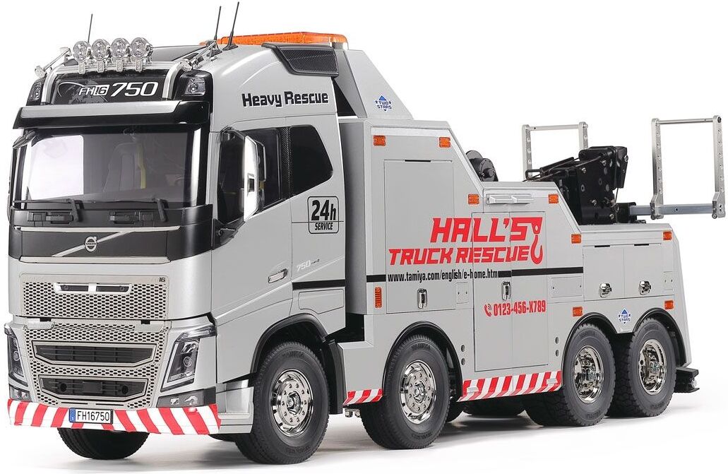RC Volvo FH16 Tow Truck, Silver