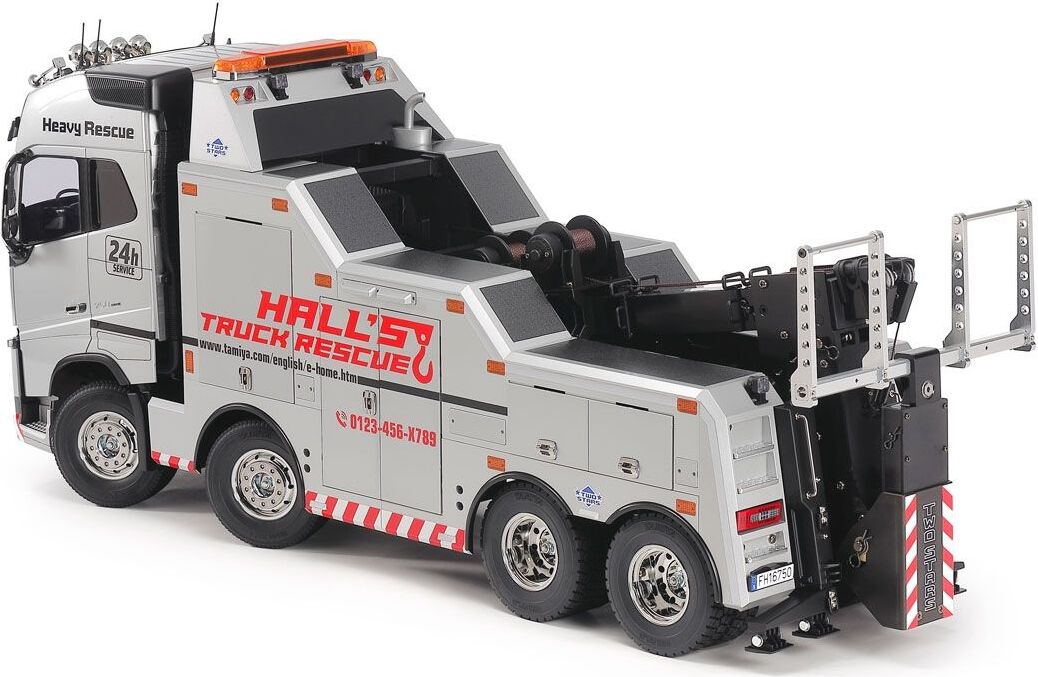 RC Volvo FH16 Tow Truck, Silver