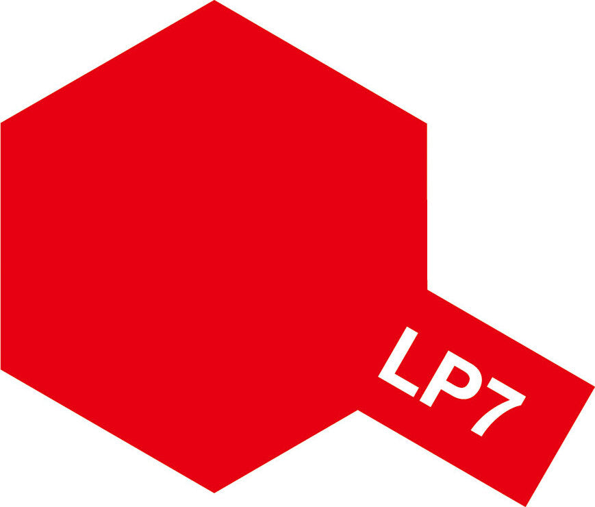 Lacquer Paint LP-7 Pure Red 10ml Bottle