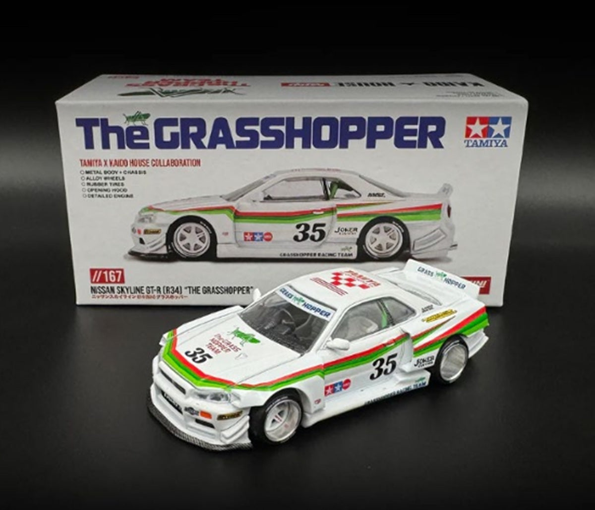 X Kaido House 1:64 "The Grasshopper", Diecast Model