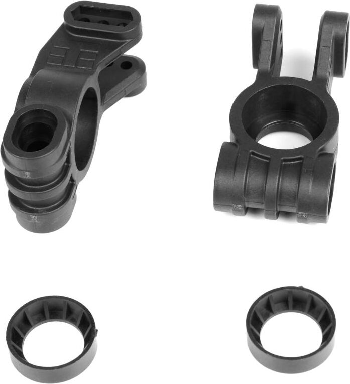Rear Hubs and Bearing Spacers (L/R, 2.0)