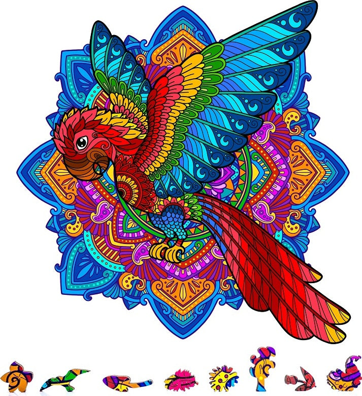 Parrot Wooden Puzzle 200 Pcs