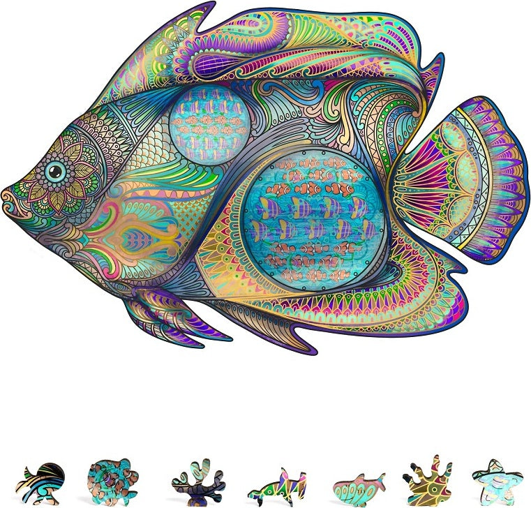 Tropical Fish Wooden Puzzle 200 Pcs