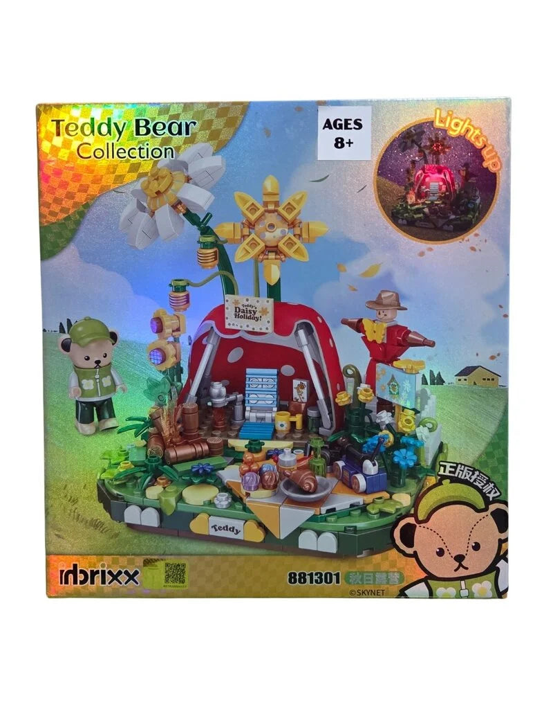 Inbrixx Teddy Daisy Holiday Camping Brick Set