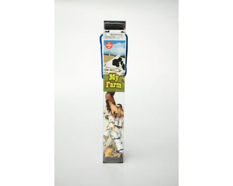 IMEX 12 Piece Farm Animal Playset - Square Tube