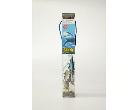 IMEX 12 piece Miniature Shark Playset Square Tube