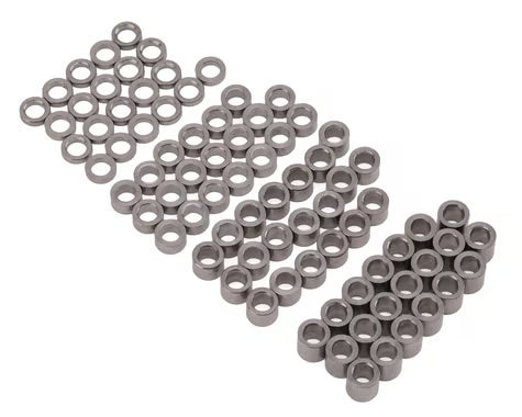 Injora 2.5mm Stainless Steel Spacers Set (80Pcs)