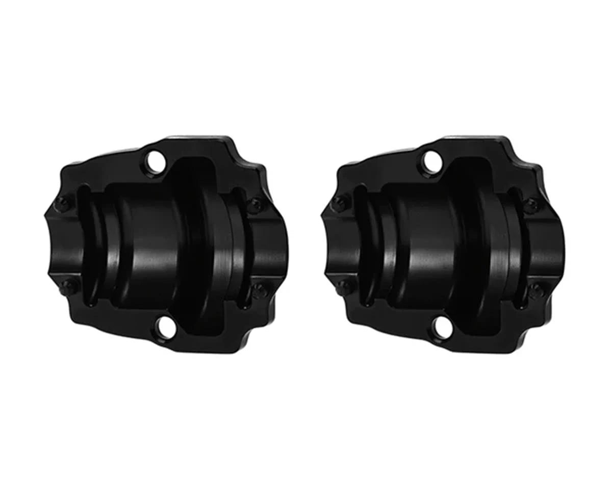 Injora Redcat Ascent-32 Brass Differential Covers (Black) (2) (2.6g ea)