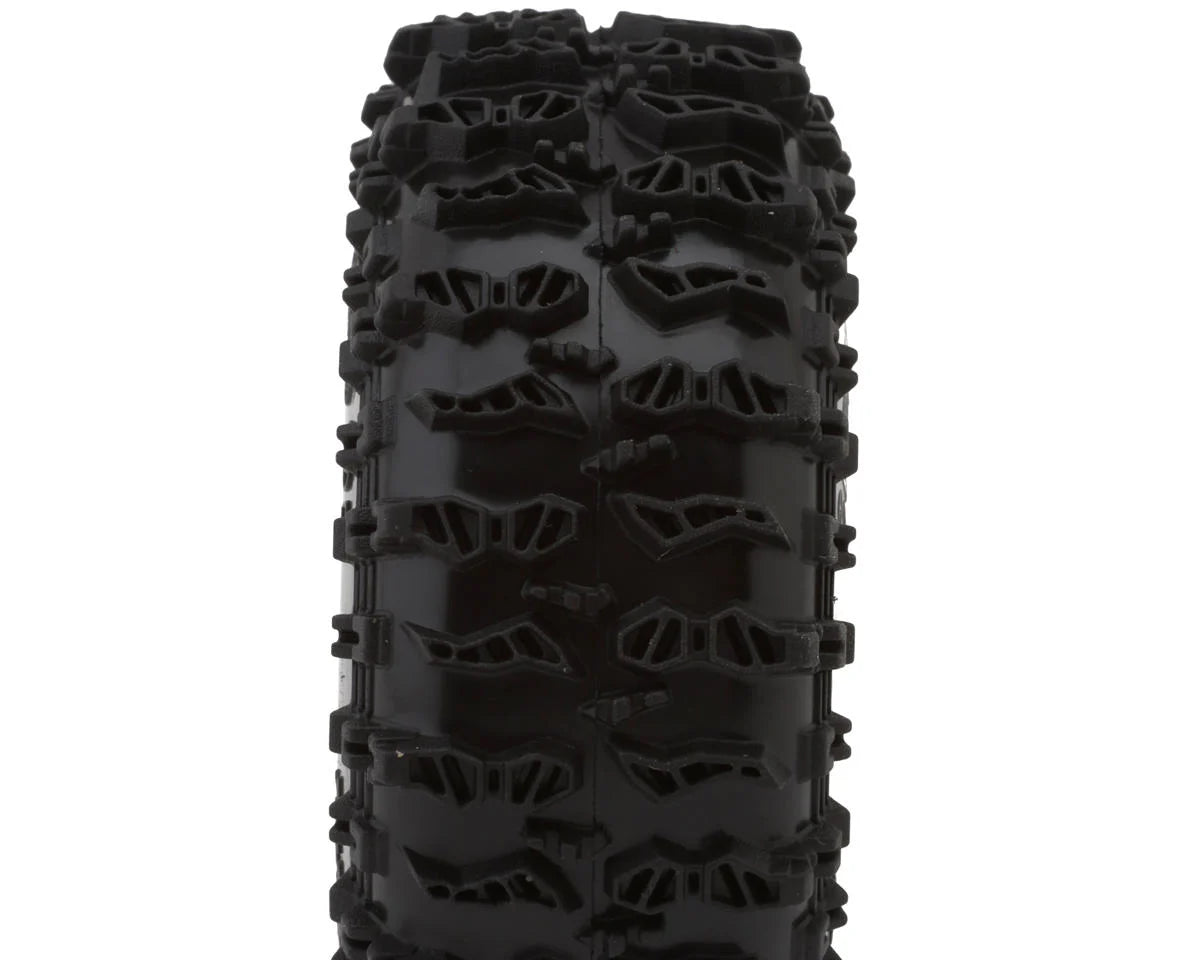 Injora 1.3" Cling On Micro Rock Crawler Tires Combo (4) (70mm OD) (S5) w/Super Soft Silicone Rubber Inserts