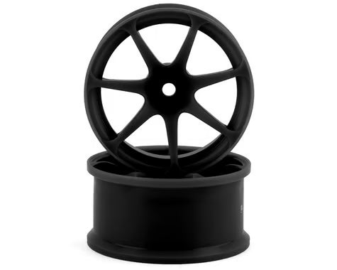 Integra AVS Model T7 High Traction Drift Wheels (Black) (2) (8mm Offset) w/12mm Hex