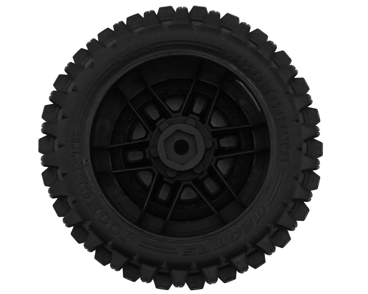 Neumático para minas terrestres Traxxas UDR 1/7, compuesto amarillo, en rueda 3393B (2)