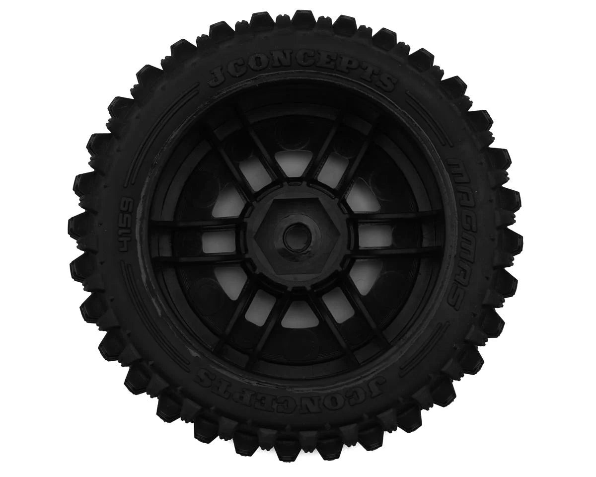 JConcepts Arrma® Typhon Grom™ Magma Pre-Mounted Tires (2) (Yellow) w/12mm Hex