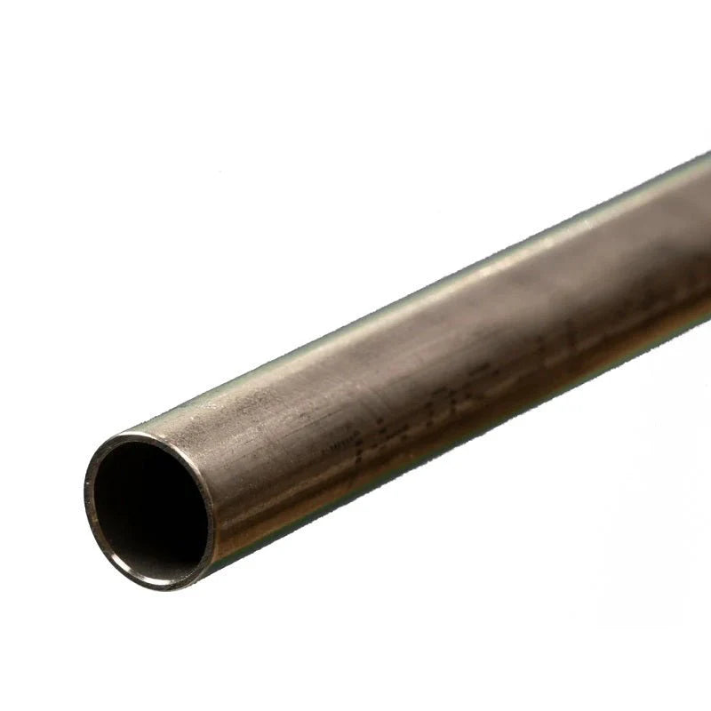 K&S Metals 7/16" OD 0.025" x 12" Round Stainless Steel Tube (1)