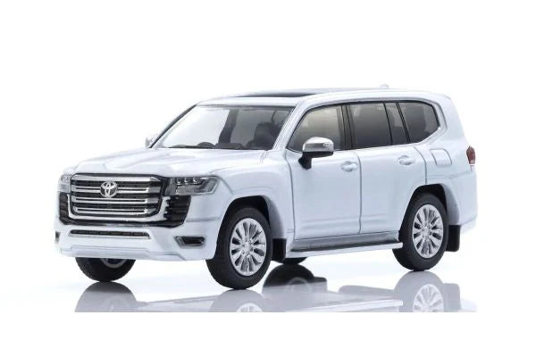 Kyosho Mini Car & Book No. 14 Toyota Land Cruiser White
