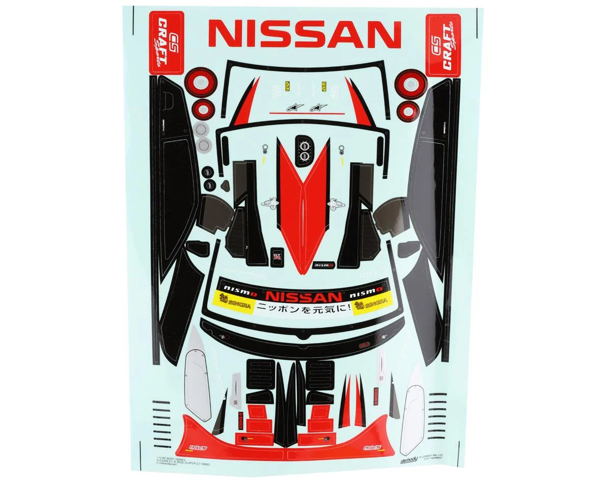Killerbody Motul Autech R35 GT-R 2016 NISMO 1/10 Touring Car Body (Clear)