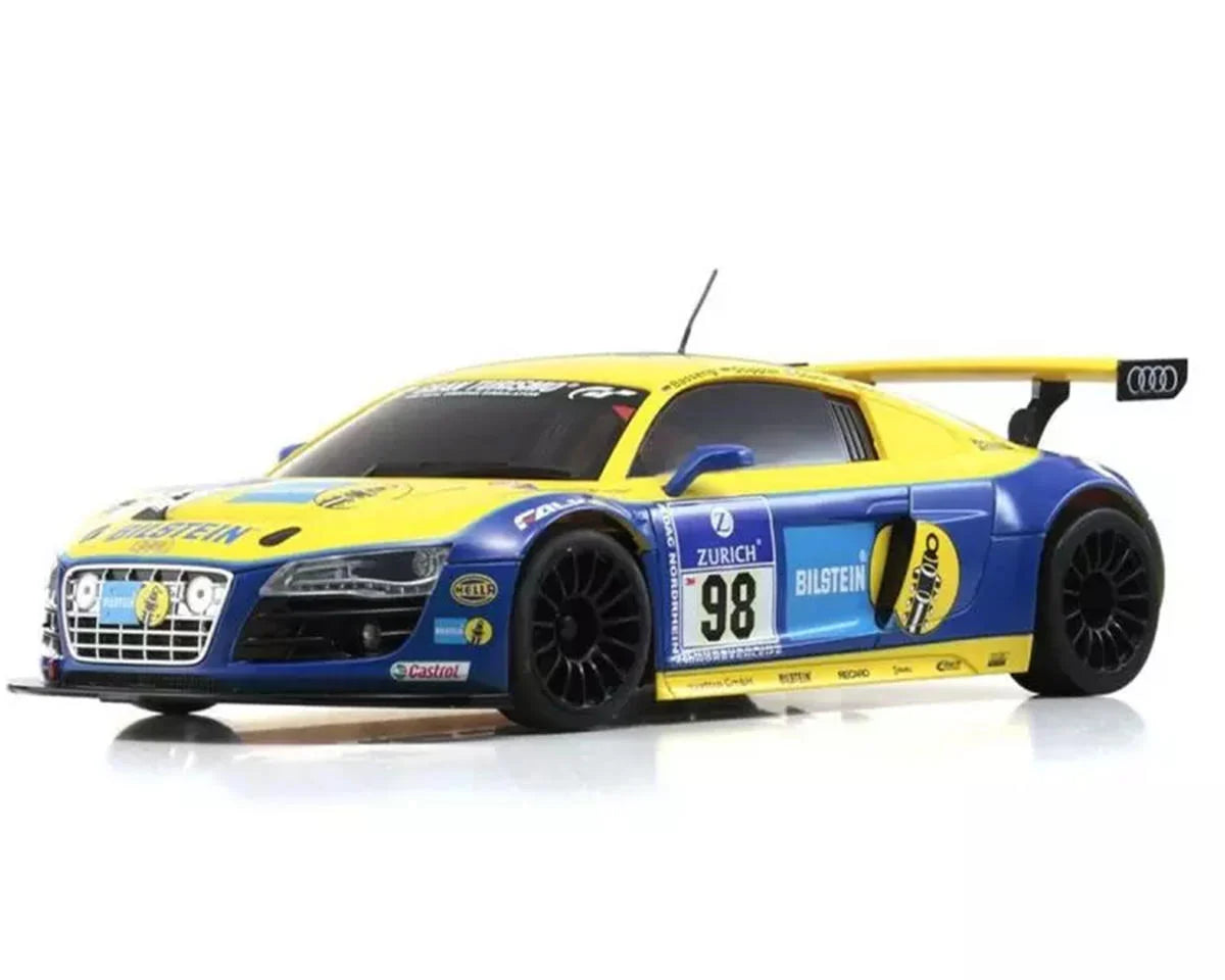 Kyosho MR-04 RWD Mini-Z Readyset w/Audi R8 LMS Phoenix Racing NBR 2010 #98 Body